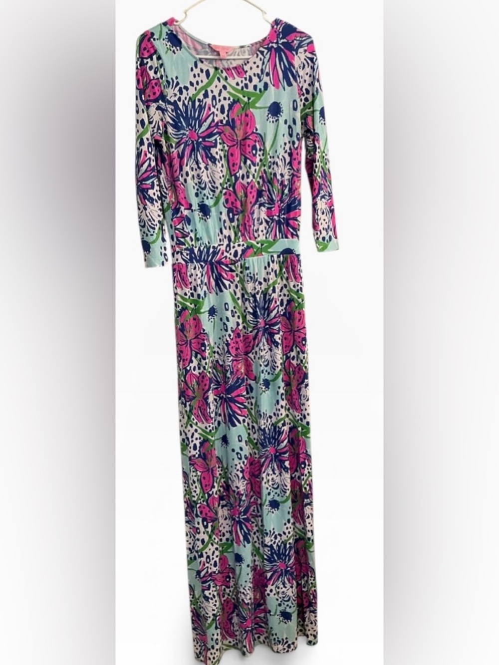 Lilly Pulitzer Mint, Pink & Navy Floral Top